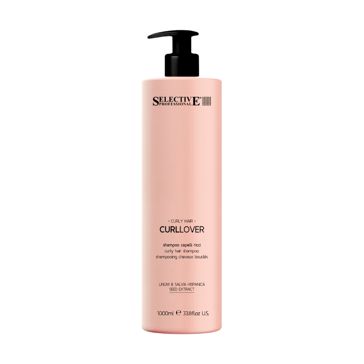 Шампунь Selective Professional Curllover Shampoo для вюнкого та хімічно завитого волосся, 1 л